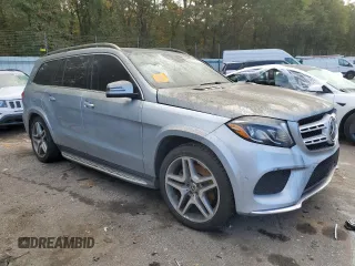 2018 Mercedes-Benz GLS with VIN 4JGDF7DE3JB026723, listed as a Copart auction lot 73276153 with 91,137 mi miles. Bid and sale history available at carsss.com. Image 4.