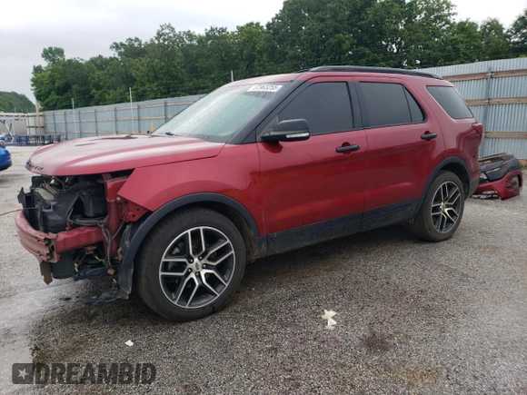 2016 Ford Explorer Sport z VIN 1FM5K8GTXGGB02174, wystawiony jako Copart lot #57963255 z przebiegiem 154 919 mil mil oraz Szkoda całkowita • Salvage title. Historia ofert i sprzedaży dostępna na DreamBid. Obrazek 1.