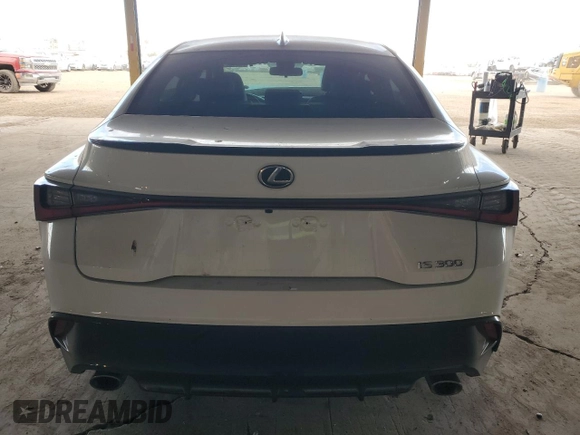 2024 Lexus IS 300 with VIN JTHBA1D23R5132336, listed as a Copart auction lot 89137755 with 7,435 mi miles and Salvage title. Bid and sale history available at DreamBid. Image 6.
