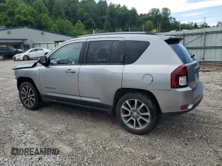 2017 Jeep Compass Sport with VIN 1C4NJCBAXHD166993, listed as a Copart auction lot 61578975 with 95,787 mi miles and Salvage title. Bid and sale history available at DreamBid. Image 2.