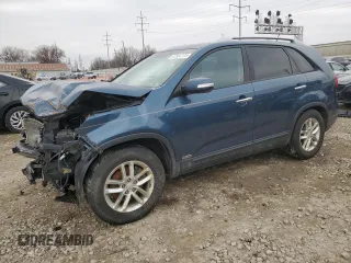 2014 Kia Sorento LX with VIN 5XYKTDA74EG427508, listed as a Copart auction lot 47564775 with 177,869 mi miles and Salvage Title. Bid and sale history available at carsss.com. Image 1.