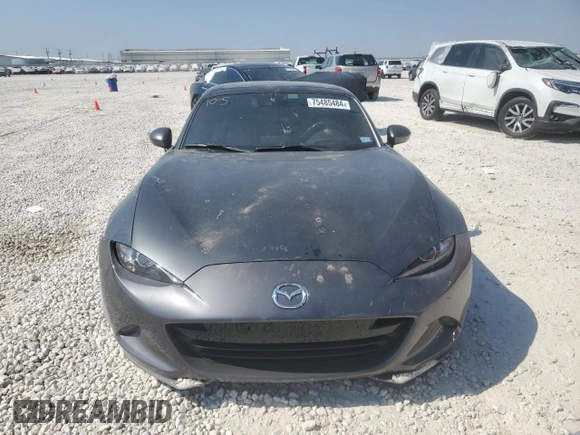 2023 Mazda MX-5 Miata Grand Touring z VIN JM1NDAM70P0550719, wystawiony jako Copart lot #75485484 z przebiegiem 21 110 mil mil oraz Szkoda całkowita • Salvage title. Historia ofert i sprzedaży dostępna na DreamBid. Obrazek 5.