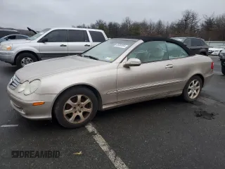 2004 Mercedes-Benz CLK Cabriolet 3.2L with VIN WDBTK65G24T009947, listed as a Copart auction lot 85880954 with 64,922 mi miles and Clean Title. Bid and sale history available at carsss.com. Image 1.