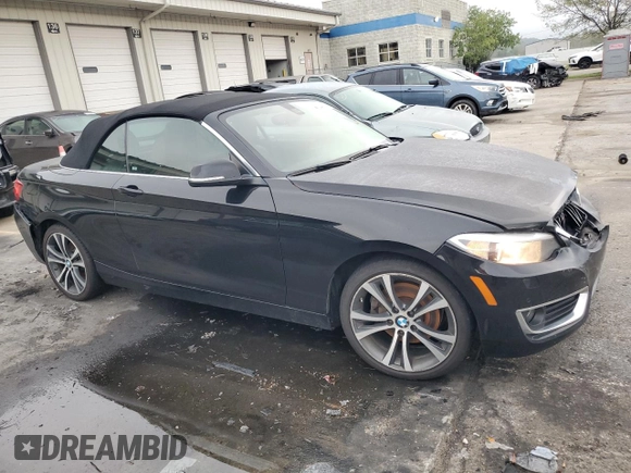 2016 BMW 2 Series 228i xDrive with VIN WBA1L9C55GV325194, listed as a Copart auction lot 72224004 with 134,063 mi miles and Salvage Title. Bid and sale history available at carsss.com. Image 4.