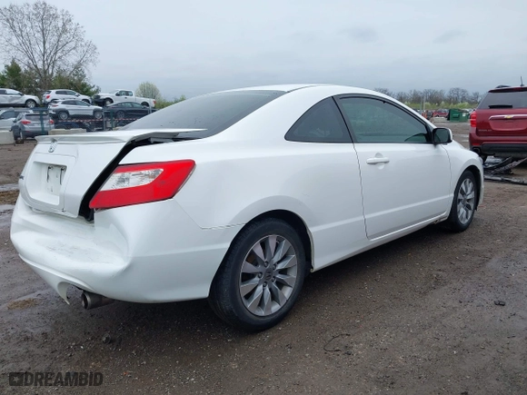 2011 Honda Civic Cpe EX-L with VIN 2HGFG1B93BH503058, listed as a IAAI auction lot 41835170 with 97,478 mi miles. Bid and sale history available at carsss.com. Image 4.