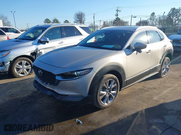 2024 Mazda CX-30 S Premium with VIN 3MVDMBDM9RM628162, listed as a IAAI auction lot 41262359 with 30,392 mi miles and . Bid and sale history available at DreamBid. Image 22.