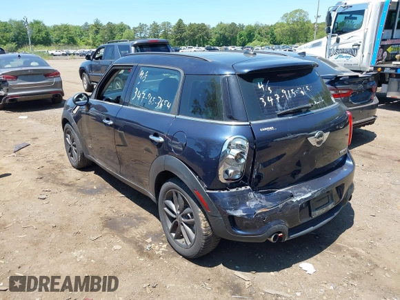 2012 MINI Countryman S with VIN WMWZC5C51CWL59956, listed as a IAAI auction lot 42417954 with 79,732 mi miles and . Bid and sale history available at DreamBid. Image 3.