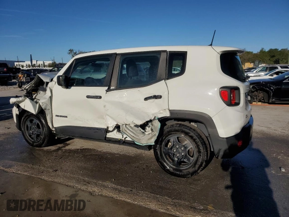2020 Jeep Renegade Sport with VIN ZACNJAABXLPL58954, listed as a Copart auction lot 47878575 with 104,778 mi miles and Non Repairable. Bid and sale history available at carsss.com. Image 2.