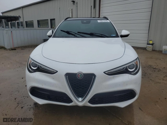 2023 Alfa Romeo Stelvio Ti with VIN ZASPAKBN7P7D54106, listed as a Copart auction lot 86400564 with 50,749 mi miles and Clean Title. Bid and sale history available at carsss.com. Image 5.