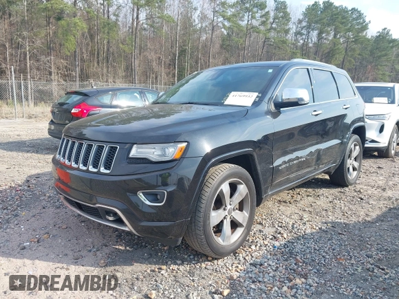 2014 Jeep Grand Cherokee Overland with VIN 1C4RJECG4EC197433, listed as a IAAI auction lot 41769932 with 198,568 mi miles. Bid and sale history available at carsss.com. Image 20.