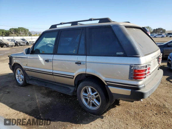 2002 Land Rover Range Rover with VIN SALPM16402A463748, listed as a Copart auction lot 73436154 with 117,032 mi miles and Clean title. Bid and sale history available at DreamBid. Image 2.