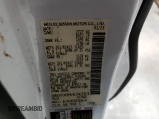 2023 Nissan Frontier S z VIN 1N6ED1CM3PN634203, wystawiony jako Copart lot #56314065 z przebiegiem 25 371 mil mil oraz Czysty tytuł • Clean title. Historia ofert i sprzedaży dostępna na DreamBid. Obrazek 12.