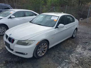 2011 BMW 3 Series 328i with VIN WBAPH7G50BNM55631, listed as a IAAI auction lot 41708771 with 196,086 mi miles. Bid and sale history available at carsss.com. Image 2.
