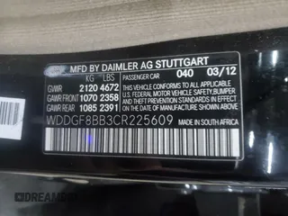 2012 Mercedes-Benz C 300 Sport with VIN WDDGF8BB3CR225609, listed as a Copart auction lot 57997535 with 171,290 mi miles and Clean title. Bid and sale history available at DreamBid. Image 12.