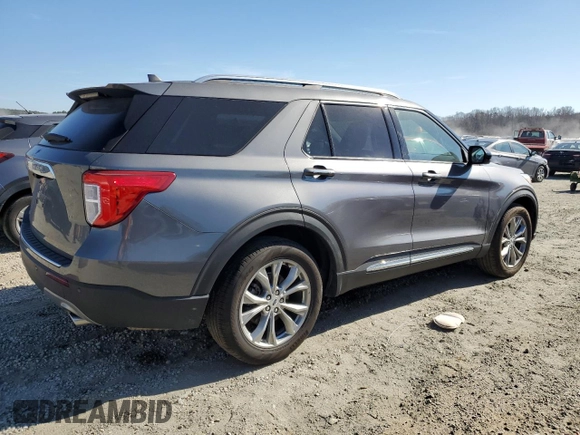 2023 Ford Explorer Limited with VIN 1FMSK7FH3PGA70128, listed as a Copart auction lot 47121985 with 35,551 mi miles and Salvage Title. Bid and sale history available at carsss.com. Image 3.