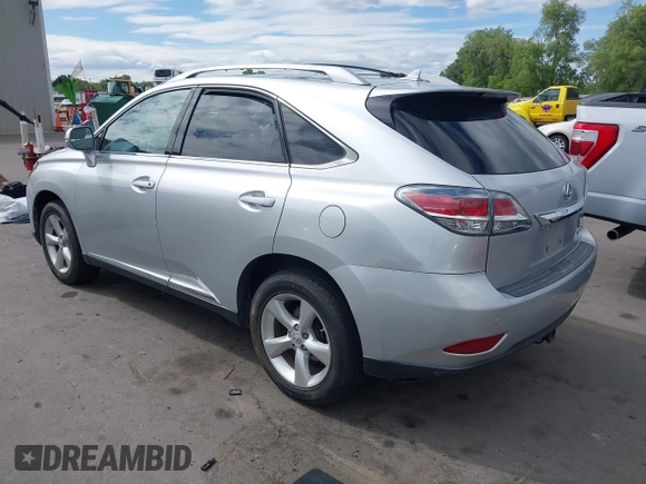 2013 Lexus RX 350 with VIN JTJBK1BA7D2453778, listed as a IAAI auction lot 42288745 with 136,011 mi miles and . Bid and sale history available at DreamBid. Image 3.