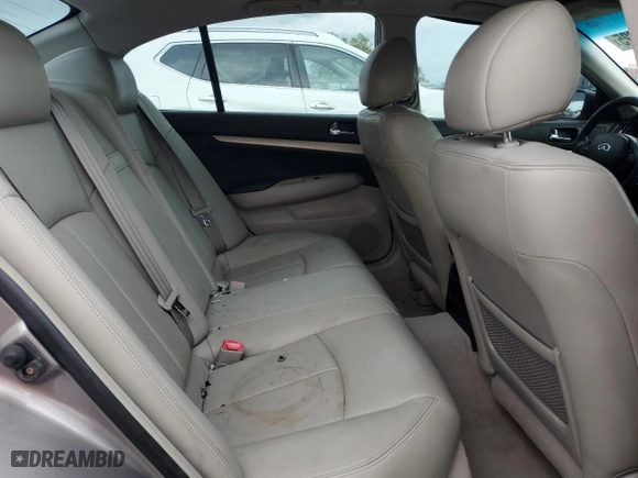 2008 Infiniti G35 Sedan Journey with VIN JNKBV61EX8M206291, listed as a Copart auction lot 50401225 with 219,217 mi miles and Salvage Title. Bid and sale history available at carsss.com. Image 10.