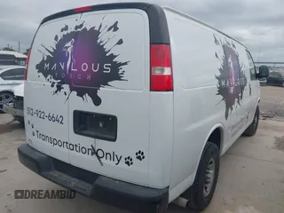 2017 Chevrolet Express Cargo z VIN 1GCWGAFFXH1161503, wystawiony jako IAAI lot #42059760 z przebiegiem 94 979 mil mil oraz . Historia ofert i sprzedaży dostępna na DreamBid. Obrazek 4.