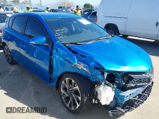 2018 Toyota Corolla iM with VIN JTNKARJE8JJ556357, listed as a IAAI auction lot 41687151 with 111,530 mi miles. Bid and sale history available at carsss.com. Image 1.