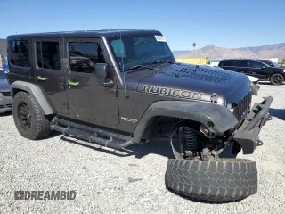 2014 Jeep Wrangler Unlimited Rubicon with VIN 1C4BJWFG8EL188494, listed as a Copart auction lot 46281415 with 171,532 mi miles and Salvage Title. Bid and sale history available at carsss.com. Image 4.
