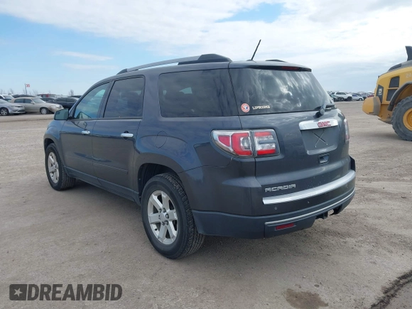 2014 GMC Acadia SLE with VIN 1GKKRPKD6EJ312787, listed as a IAAI auction lot 41209871 with 185,960 mi miles. Bid and sale history available at carsss.com. Image 3.