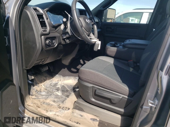2024 Ram 2500 Tradesman with VIN 3C6UR5CJ7RG287877, listed as a Copart auction lot 68363564 with 24 mi miles and Salvage Title. Bid and sale history available at carsss.com. Image 7.
