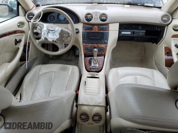 2006 Mercedes-Benz CLK 350 with VIN WDBTK56G26T063132, listed as a Copart auction lot 44773745 with 113,435 mi miles and Salvage title. Bid and sale history available at DreamBid. Image 8.
