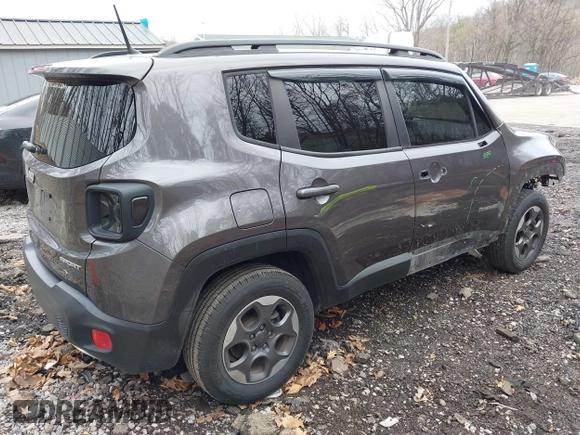 2018 Jeep Renegade Sport с VIN ZACCJBABXJPH11870, выставлен на аукционе IAAI как лот 41962848 с пробегом 76 994 миль миль и . История ставок и продаж доступна на DreamBid. Изображение 4.
