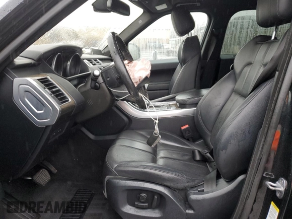 2016 Land Rover Range Rover Sport SE with VIN SALWG2KF0GA597005, listed as a Copart auction lot 52090965 with Not Provided miles and Salvage Title. Bid and sale history available at DreamBid. Image 7.