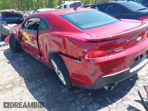 2014 Chevrolet Camaro LT z VIN 2G1FC1E38E9242518, wystawiony jako IAAI lot #41988618 z przebiegiem 90 993 mil mil oraz . Historia ofert i sprzedaży dostępna na DreamBid. Obrazek 3.