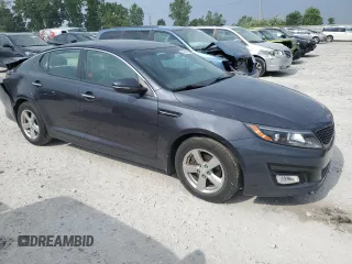 2015 Kia Optima LX with VIN 5XXGM4A76FG446084, listed as a Copart auction lot 60459275 with 91,621 mi miles and Clean title. Bid and sale history available at DreamBid. Image 4.