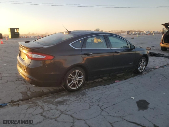 2015 Ford Fusion Titanium Hybrid with VIN 3FA6P0RU4FR197748, listed as a Copart auction lot 46230025 with 132,926 mi miles and Salvage Title. Bid and sale history available at carsss.com. Image 3.
