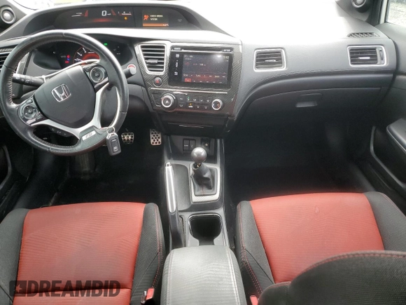 2015 Honda Civic Sedan Si with VIN 2HGFB6E59FH703954, listed as a Copart auction lot 52903315 with 125,947 mi miles and Salvage Title. Bid and sale history available at carsss.com. Image 8.