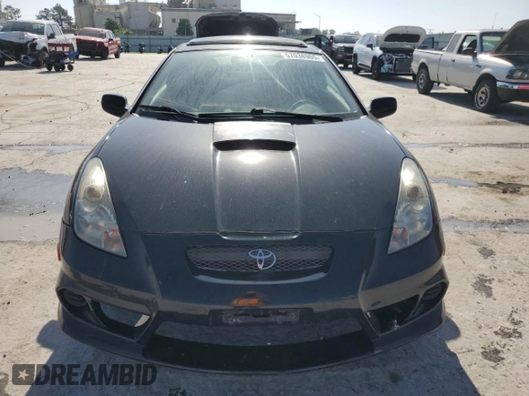 2003 Toyota Celica GT with VIN JTDDR32T330162046, listed as a Copart auction lot 57038905 with 119,768 mi miles and Salvage title. Bid and sale history available at DreamBid. Image 5.