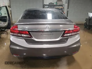 2015 Honda Civic EX with VIN 19XFB2F88FE037665, listed as a Copart auction lot 88046595 with 122,049 mi miles and Salvage Title. Bid and sale history available at carsss.com. Image 6.