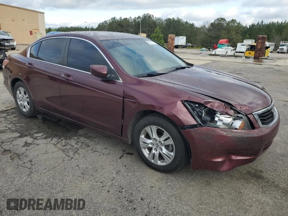 2009 Honda Accord LX-P with VIN 1HGCP26469A170113, listed as a Copart auction lot 50521755 with 113,206 mi miles and Salvage Title. Bid and sale history available at DreamBid. Image 4.