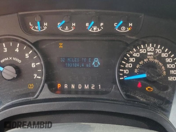 2013 Ford F-150 XL with VIN 1FTFX1EF8DKE35559, listed as a Copart auction lot 55754985 with 193,184 mi miles and Salvage title. Bid and sale history available at DreamBid. Image 9.