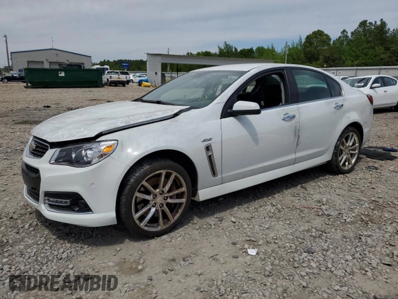 2014 Chevrolet SS z VIN 6G3F15RW6EL948763, wystawiony jako Copart lot #52182714 z przebiegiem Nie podano mil oraz Szkoda całkowita • Salvage title. Historia ofert i sprzedaży dostępna na DreamBid. Obrazek 1.