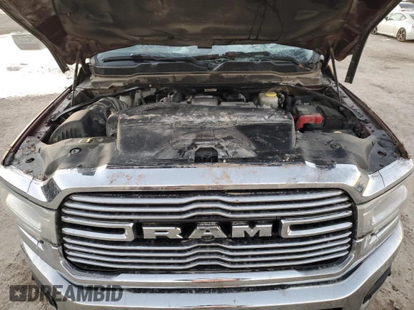 2020 Ram 2500 Laramie with VIN 3C6UR5FL5LG225205, listed as a Copart auction lot 84664954 with 119,292 mi miles and Salvage Title. Bid and sale history available at carsss.com. Image 11.