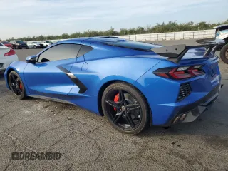 2022 Chevrolet Corvette 2LT with VIN 1G1YB2D49N5124227, listed as a Copart auction lot 79536144 with 18,202 mi miles and Salvage Title. Bid and sale history available at carsss.com. Image 2.