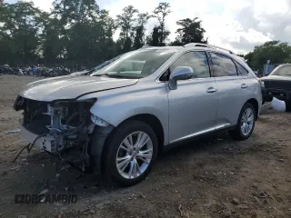 2010 Lexus RX 450h with VIN JTJBC1BA1A2026220, listed as a Copart auction lot 63505755 with 194,380 mi miles and Salvage title. Bid and sale history available at DreamBid. Image 1.