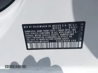 2020 Volkswagen Jetta S с VIN 3VWN57BUXLM036499, выставлен на аукционе IAAI как лот 42554913 с пробегом 110 621 миль миль и . История ставок и продаж доступна на DreamBid. Изображение 9.