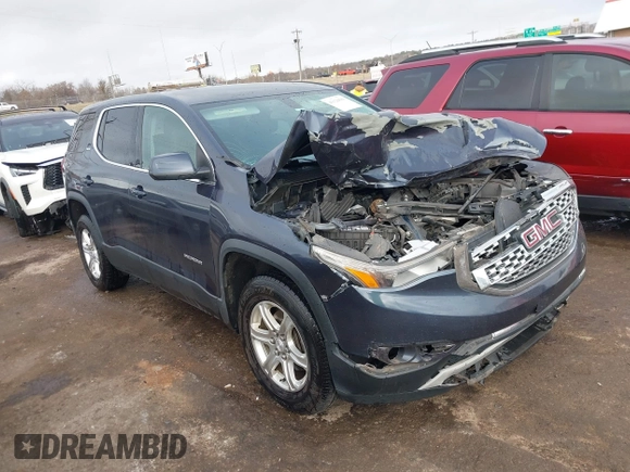 2019 GMC Acadia SLE with VIN 1GKKNKLA2KZ168106, listed as a IAAI auction lot 41126509 with 69,583 mi miles. Bid and sale history available at carsss.com. Image 13.