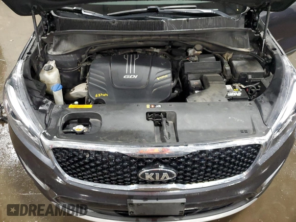 2018 Kia Sorento EX z VIN 5XYPHDA58JG422604, wystawiony jako Copart lot #60475255 z przebiegiem 100 018 mil mil oraz Szkoda całkowita • Salvage title. Historia ofert i sprzedaży dostępna na DreamBid. Obrazek 12.