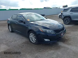 2015 Kia Optima EX with VIN 5XXGN4A75FG357829, listed as a IAAI auction lot 42302163 with 115,277 mi miles and . Bid and sale history available at DreamBid. Image 1.