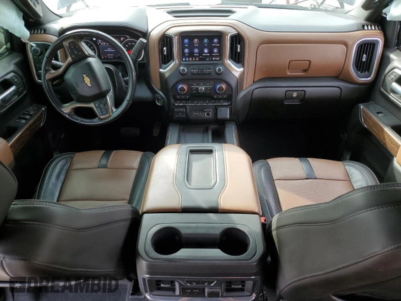 2019 Chevrolet Silverado 1500 High Country with VIN 1GCUYHEL9KZ267244, listed as a Copart auction lot 46989495 with 93,018 mi miles and Salvage Title. Bid and sale history available at carsss.com. Image 8.