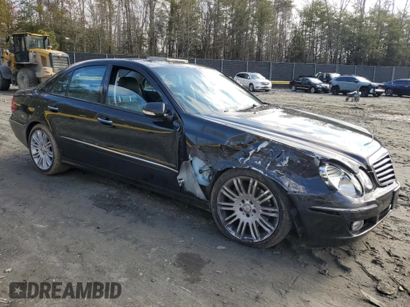 2008 Mercedes-Benz E 550 with VIN WDBUF90X38B275765, listed as a Copart auction lot 44419915 with Not Provided miles and Salvage Title. Bid and sale history available at carsss.com. Image 4.