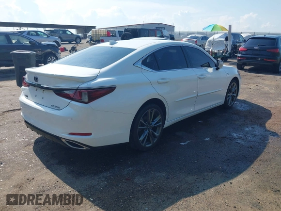 2021 Lexus ES 350 F Sport with VIN 58AGZ1B16MU103457, listed as a IAAI auction lot 42601533 with 86,759 mi miles and . Bid and sale history available at DreamBid. Image 4.