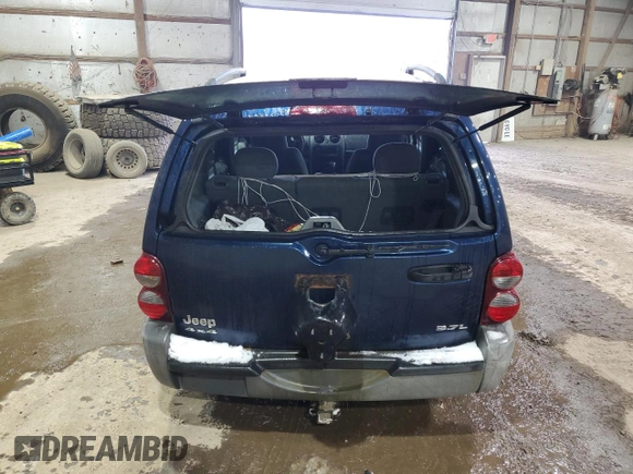 2005 Jeep Liberty Sport with VIN 1J4GL48K65W509415, listed as a Copart auction lot 88840445 with Not Provided miles and Salvage Title. Bid and sale history available at DreamBid. Image 6.