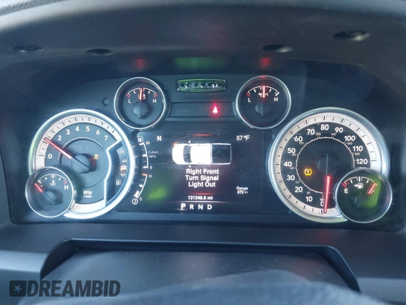 2016 Ram 1500 Big Horn with VIN 1C6RR6LT6GS419871, listed as a IAAI auction lot 41811482 with 131,248 mi miles. Bid and sale history available at carsss.com. Image 7.